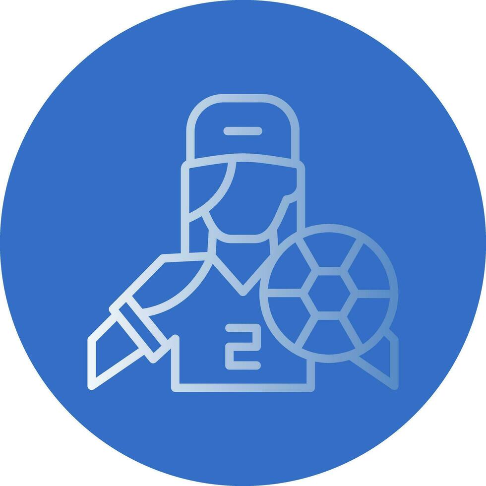 Football player Vector Icon Design