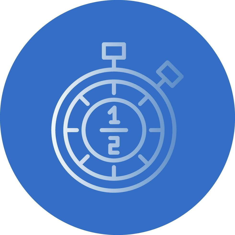 Half time Vector Icon Design