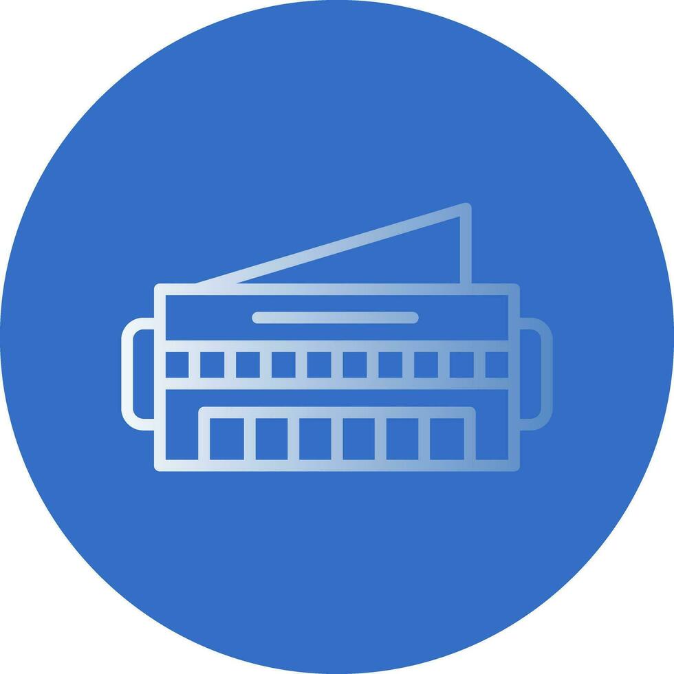 Harmonica Vector Icon Design