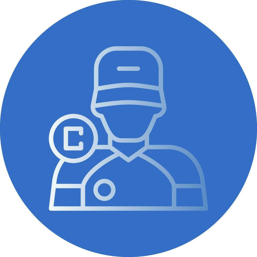 Captain Vector Icon Design