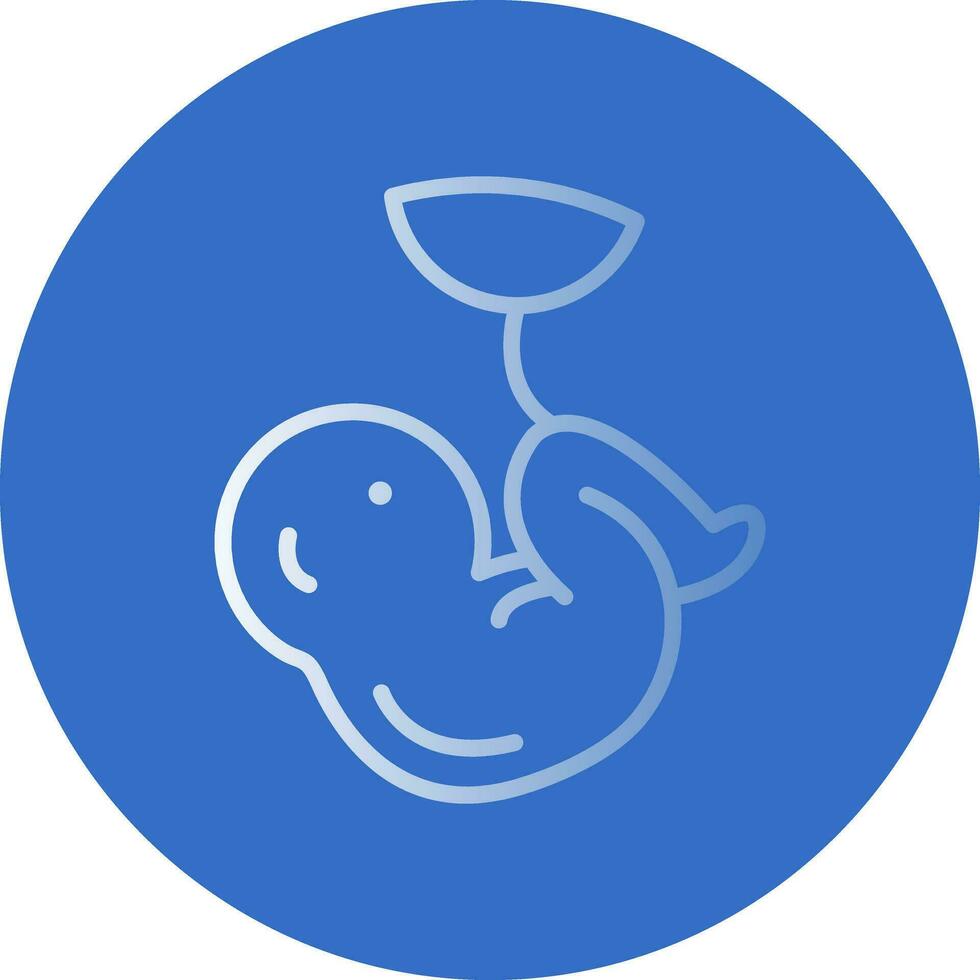 Fetus Vector Icon Design