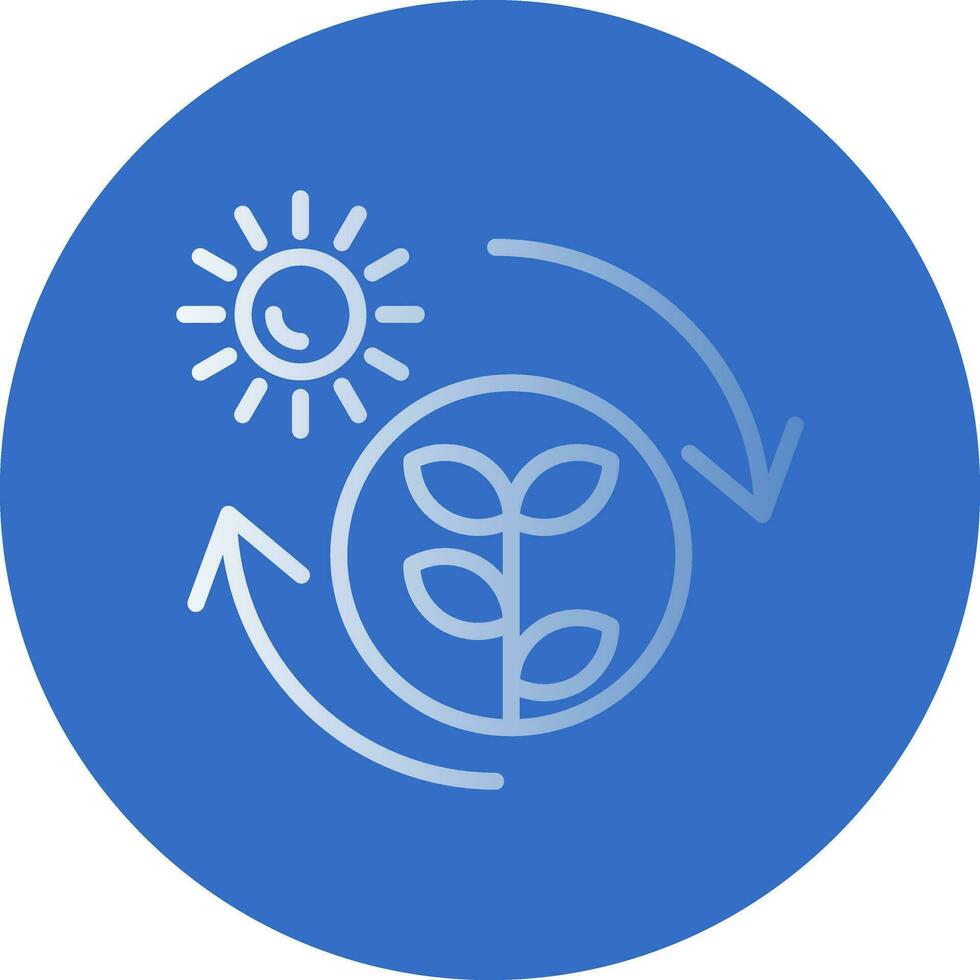 Photosynthesis Vector Icon Design