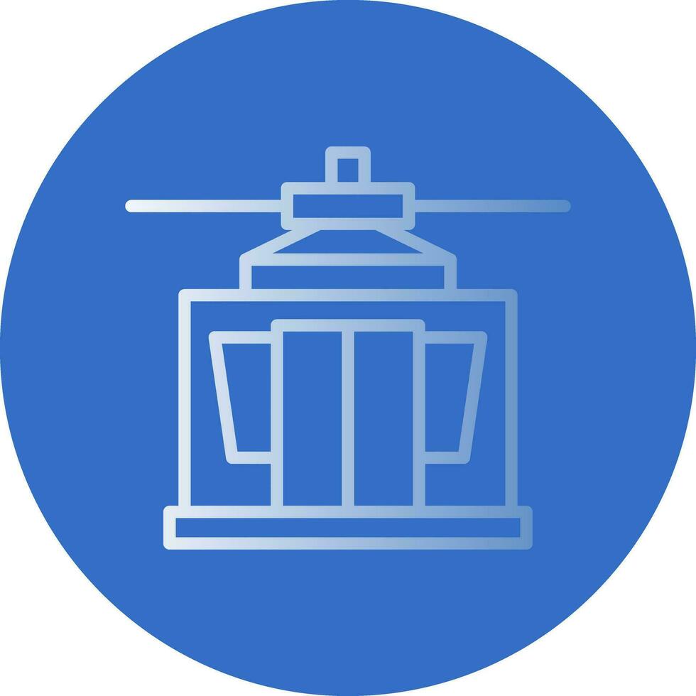 Gondola Vector Icon Design