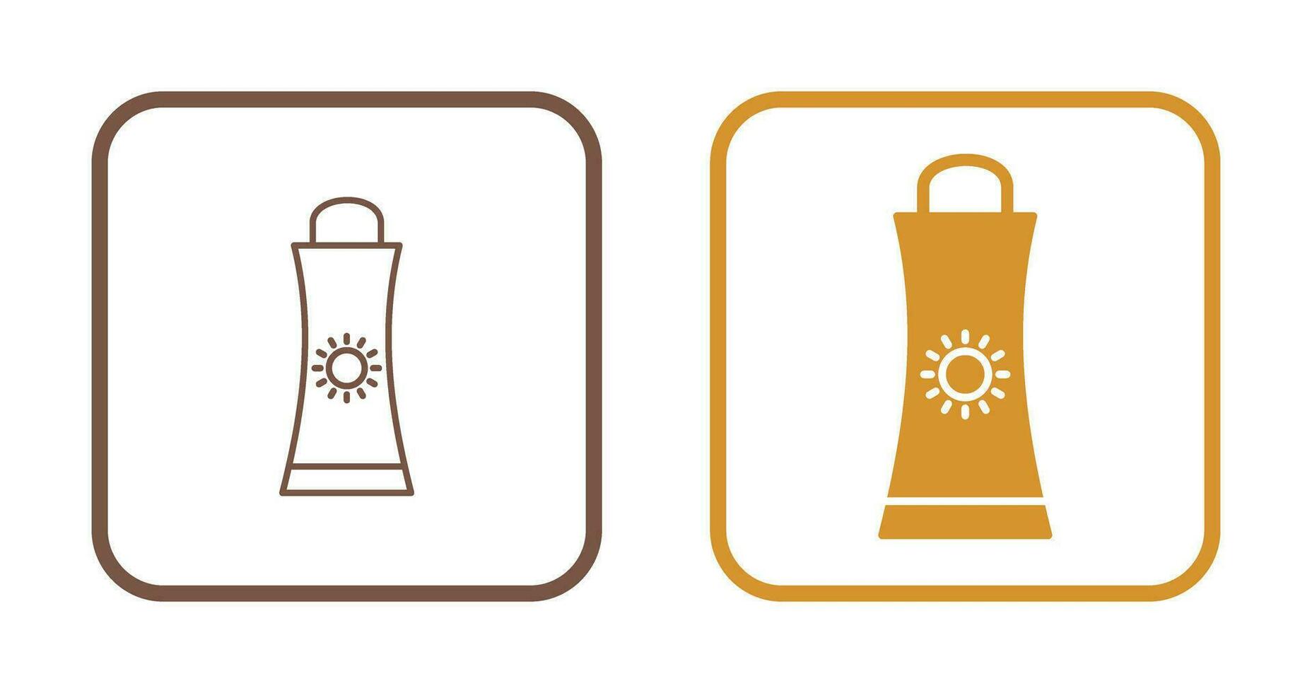 Sunblock Cream Vector Icon