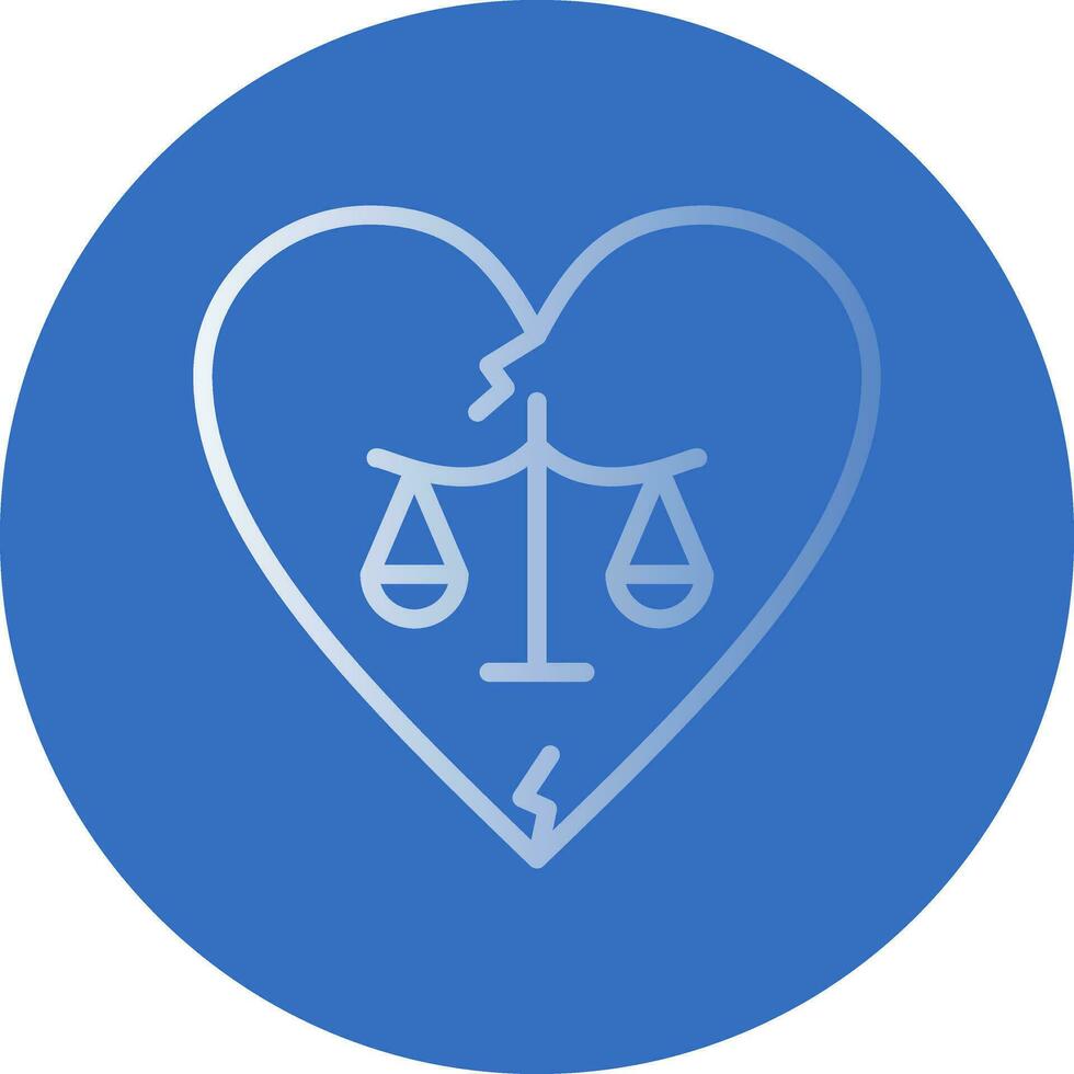 divorcio vector icono diseño