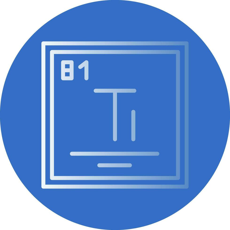 Thallium Vector Icon Design