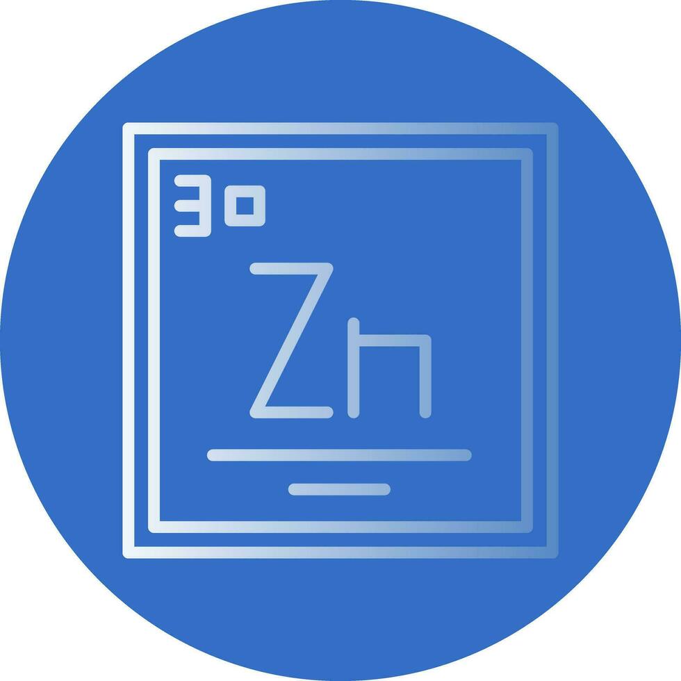 zinc vector icono diseño