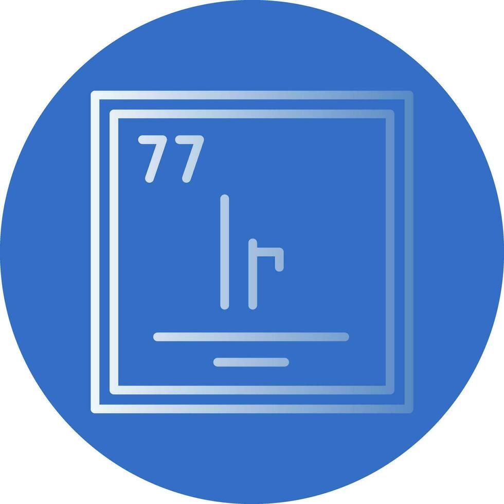 Iridium Vector Icon Design