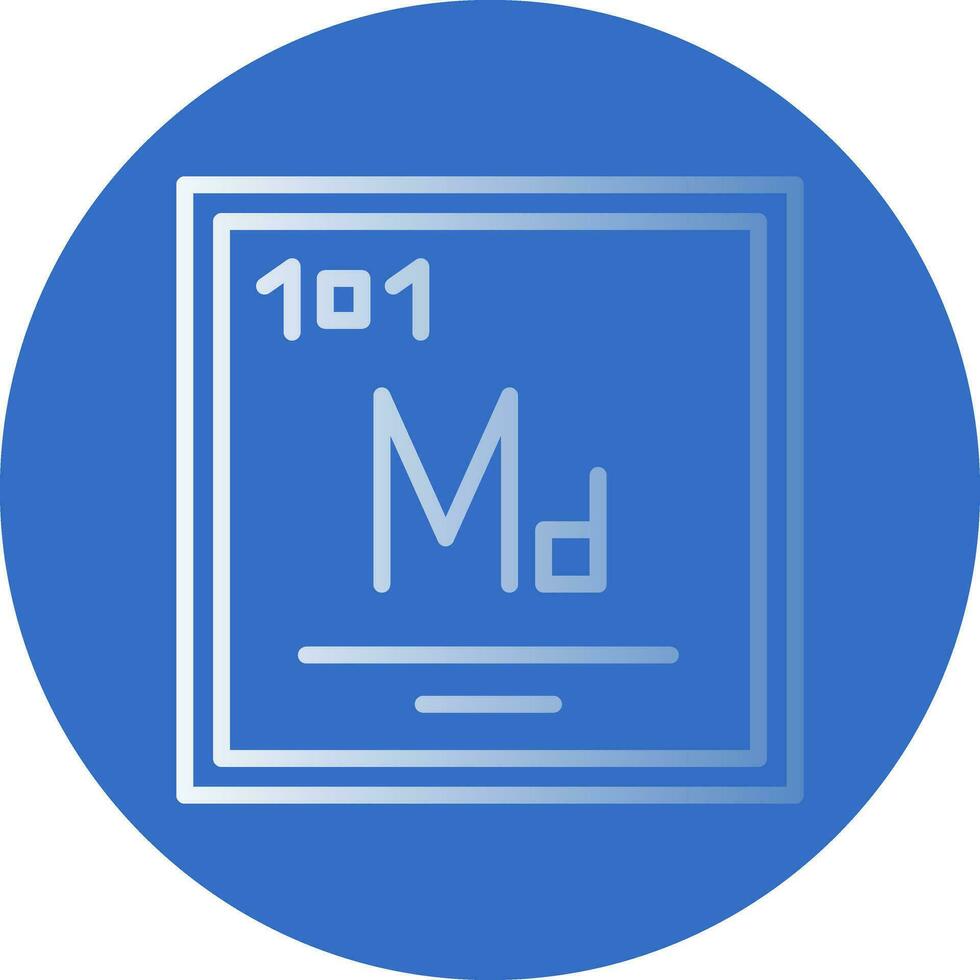 Mendelevium Vector Icon Design