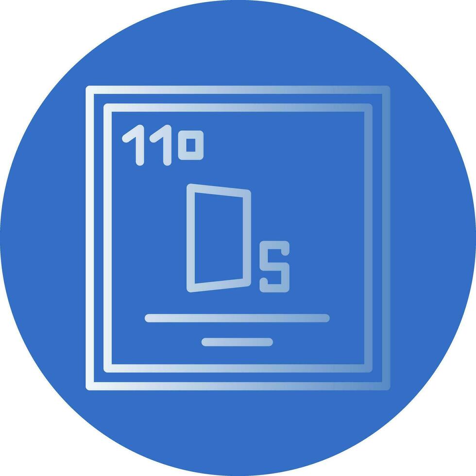 Darmstadtium Vector Icon Design