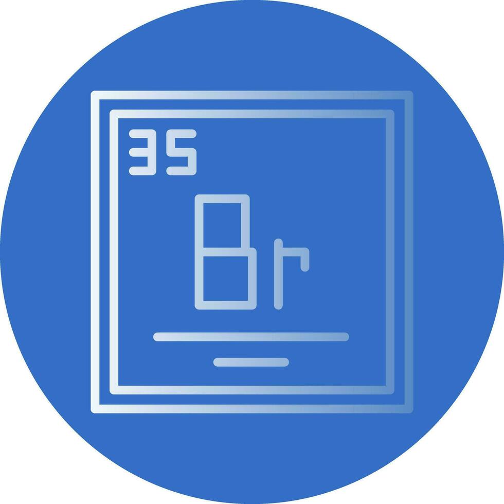 Bromine Vector Icon Design