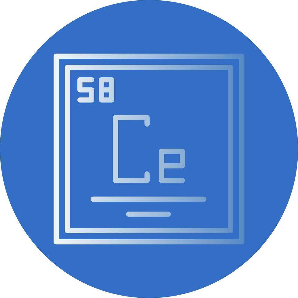 Cerium Vector Icon Design