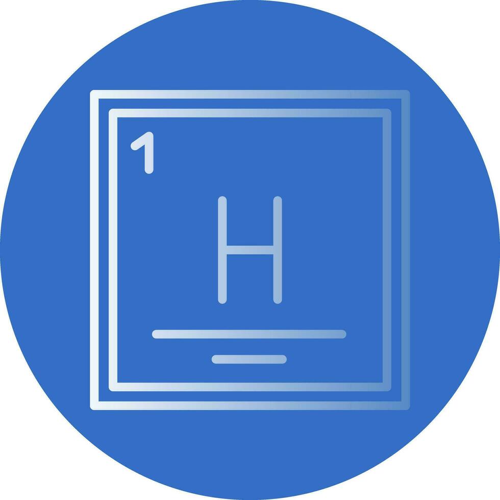 Hydrogen Vector Icon Design