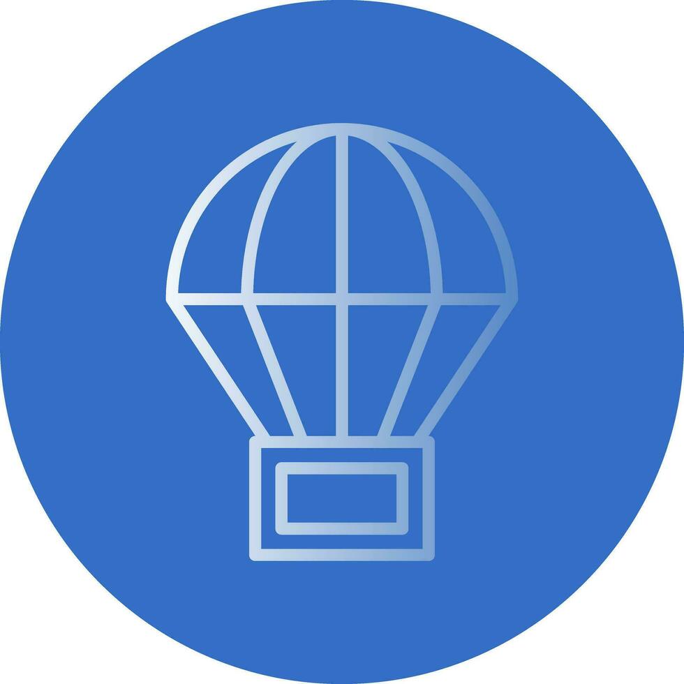 Parachute Vector Icon Design