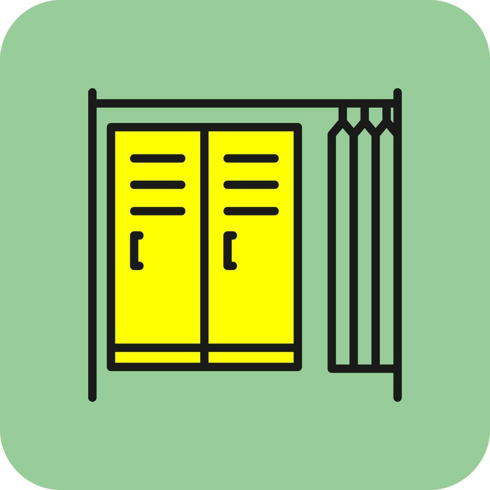 Changing room Vector Icon Design