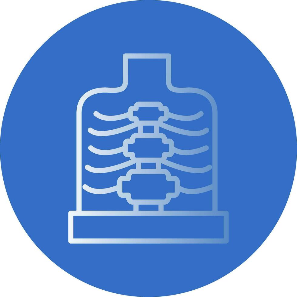 Ribcage Vector Icon Design