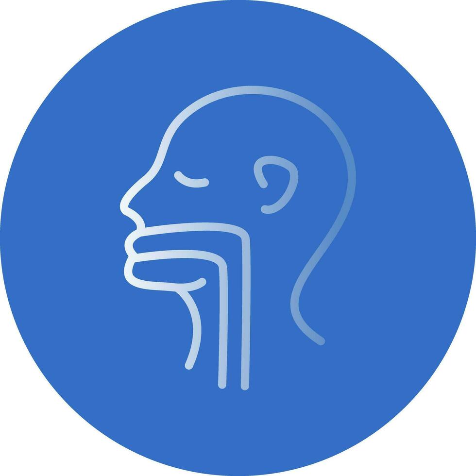 Throat Vector Icon Design