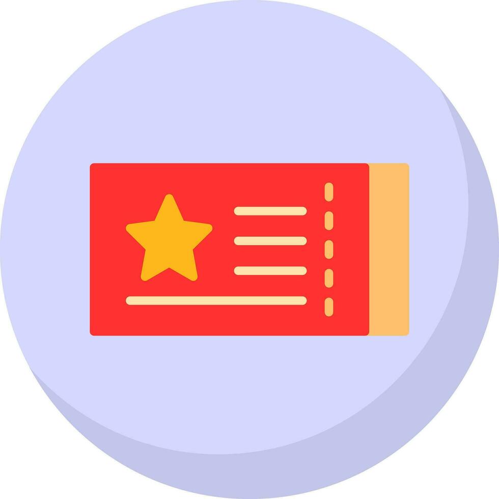 Ticket Vector Icon Design