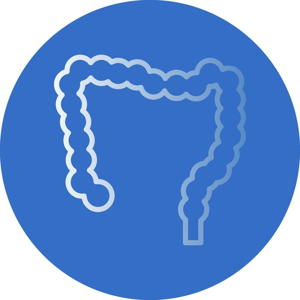 Large intestine Vector Icon Design