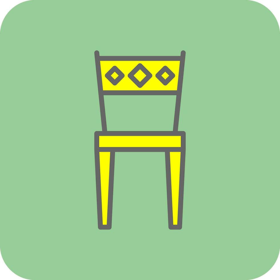 Chair Vector Icon Design