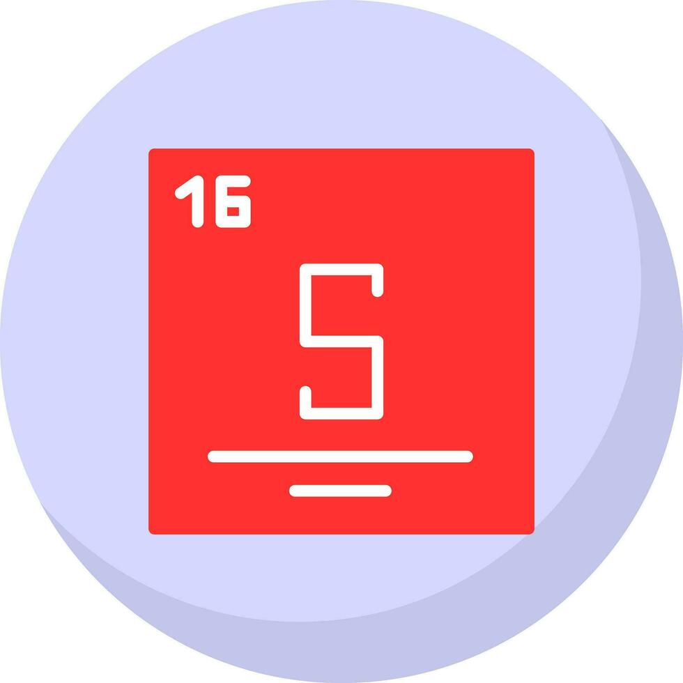 Sulfur Vector Icon Design