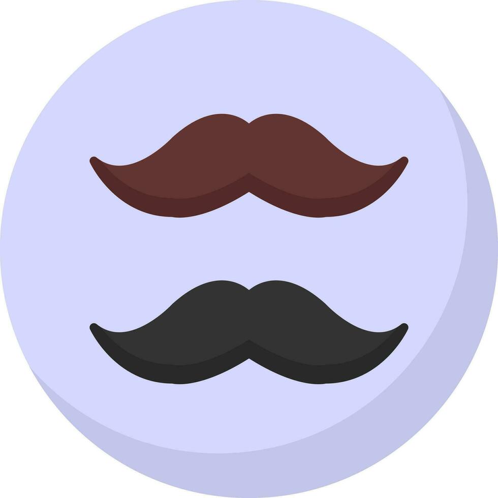 Moustache Vector Icon Design