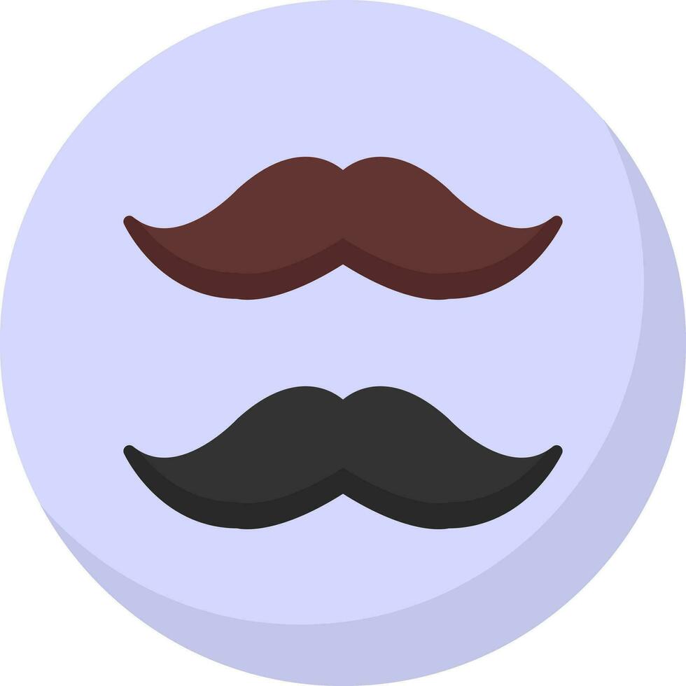 Moustache Vector Icon Design