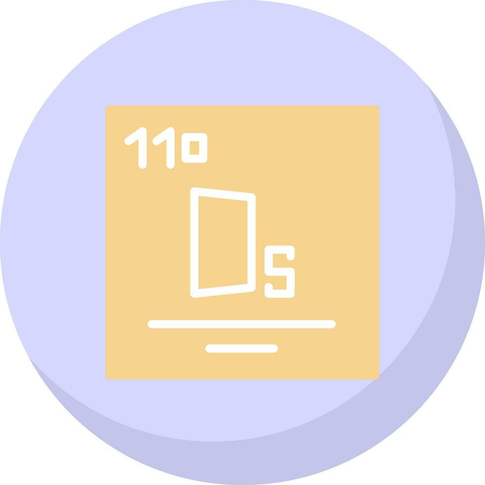 Darmstadtium Vector Icon Design