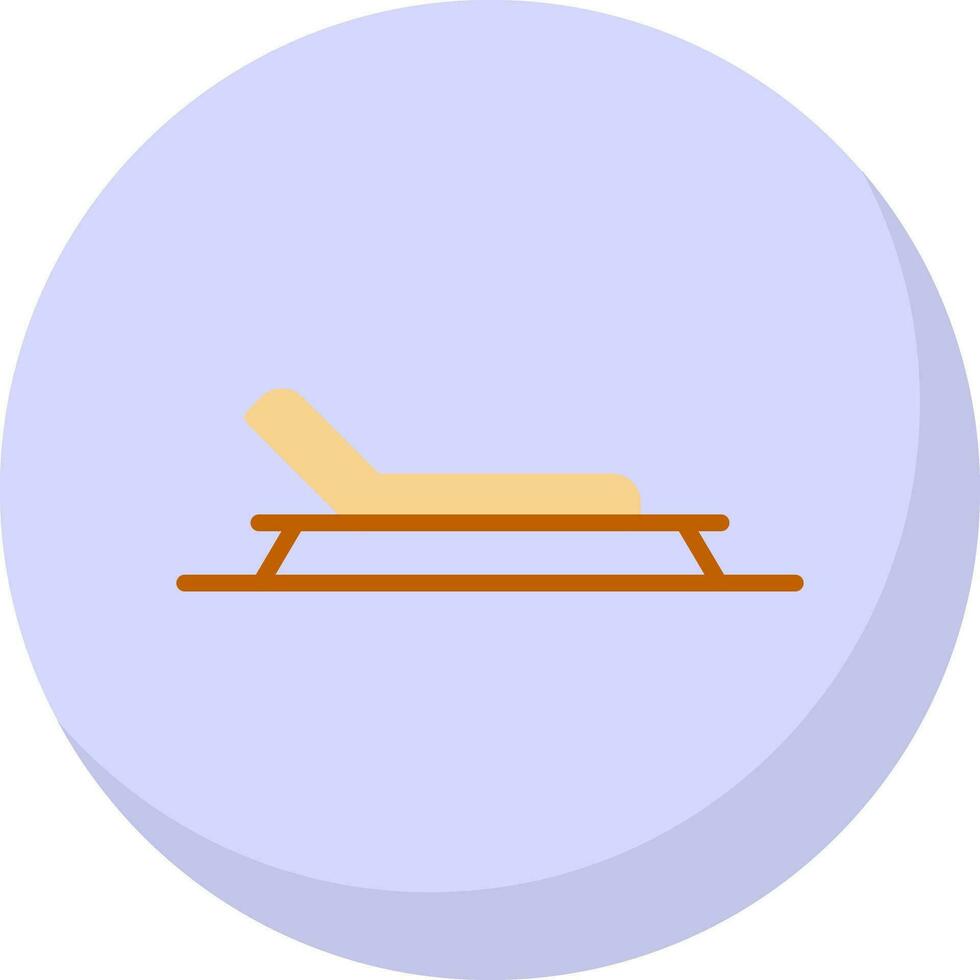 Beach chair Vector Icon Design