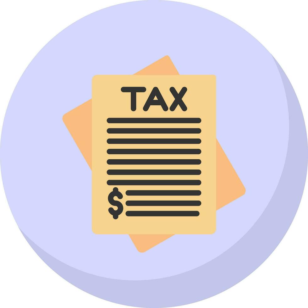 Taxes Vector Icon Design