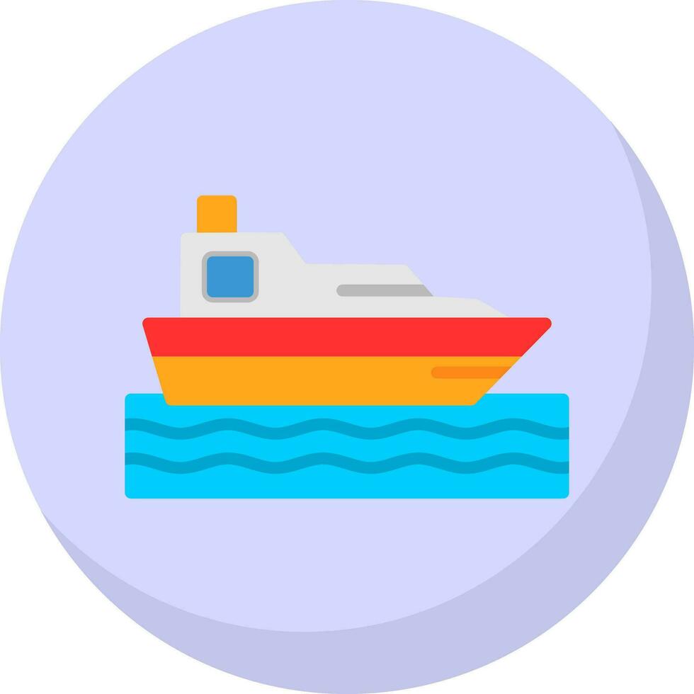 diseño de icono de vector de barco