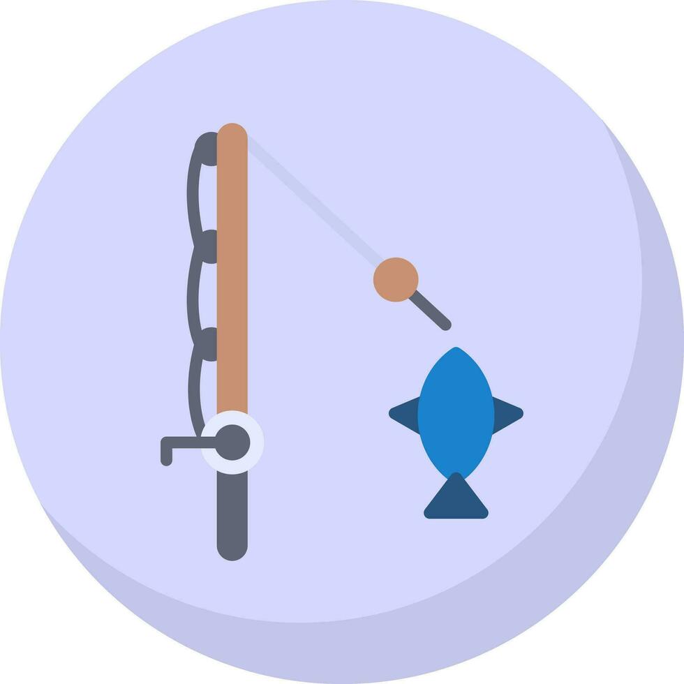 Fishing Vector Icon Design