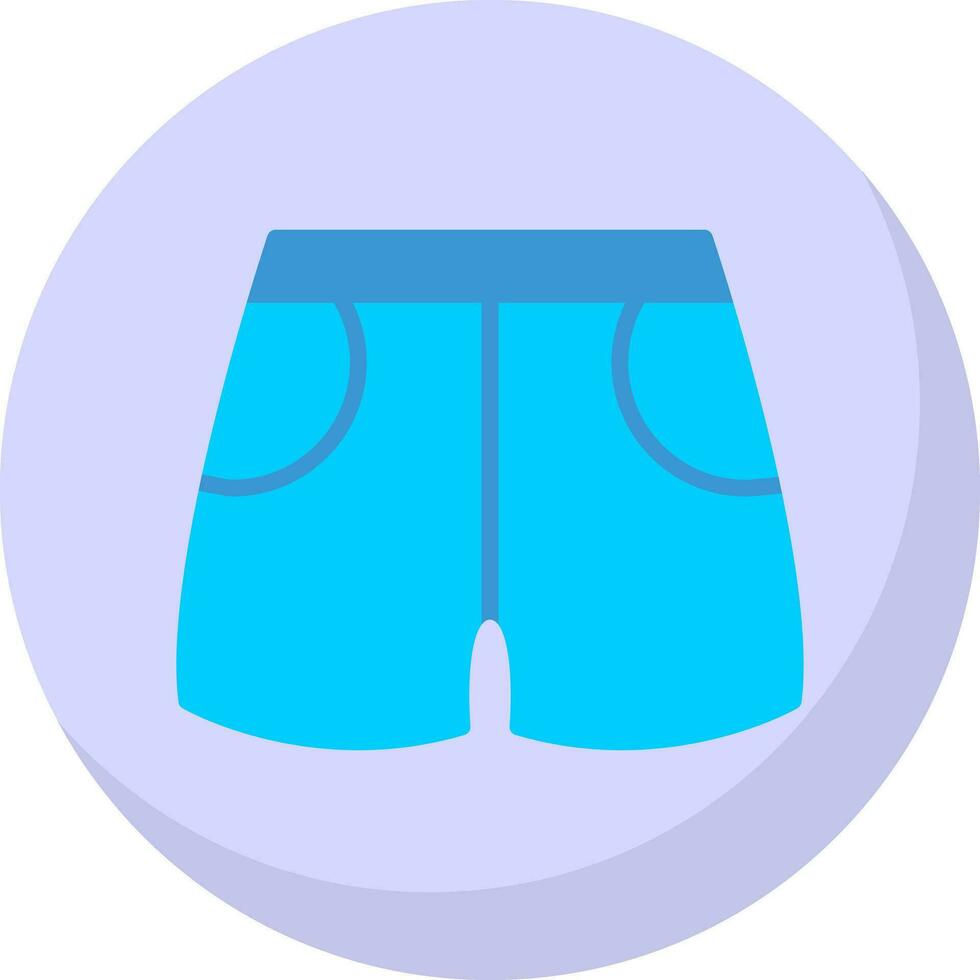 Swim shorts Vector Icon Design