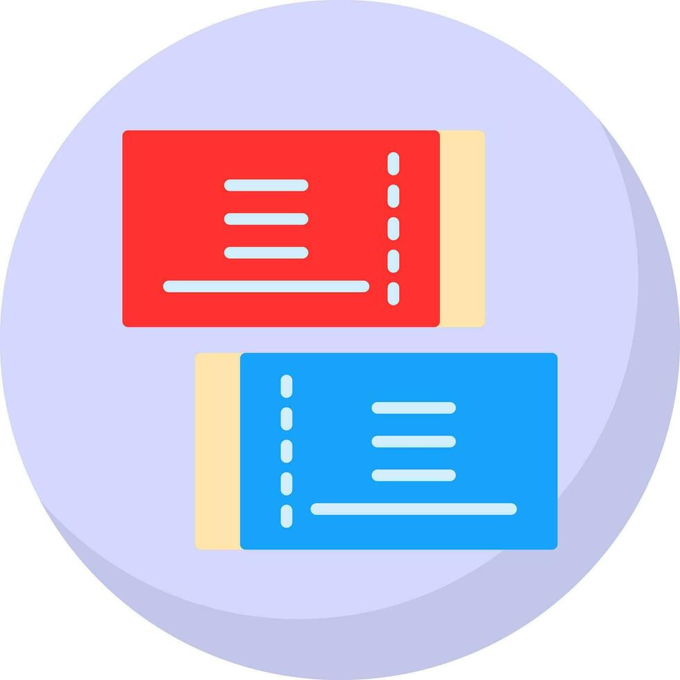 Tickets Vector Icon Design