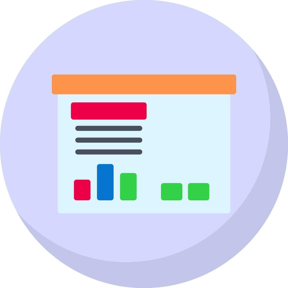 Presentation Vector Icon Design