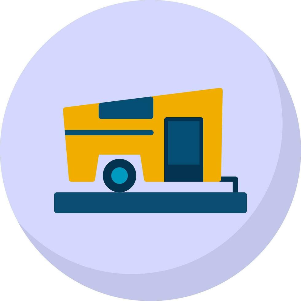 Campervan Vector Icon Design