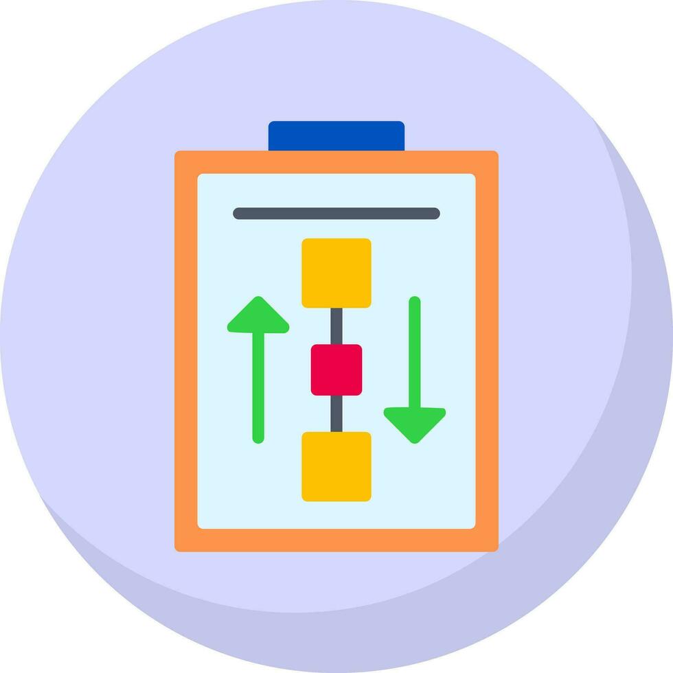 Workflow Vector Icon Design