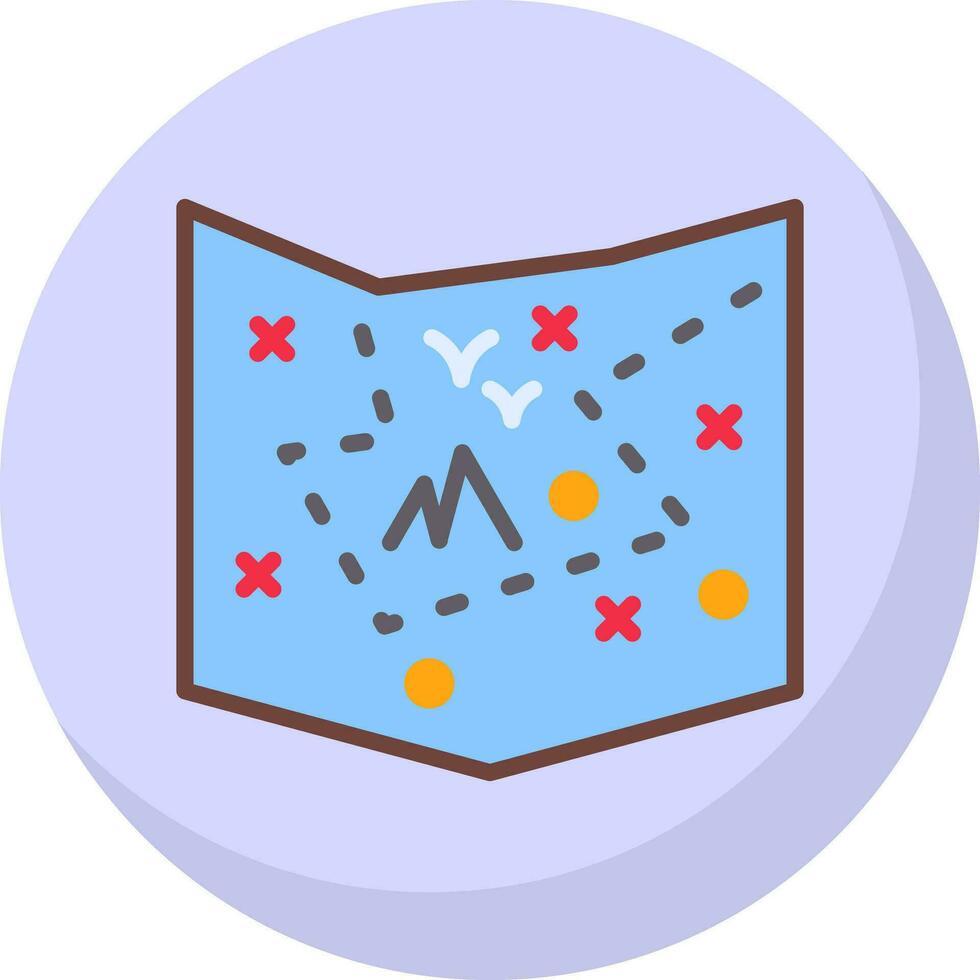 Map Vector Icon Design