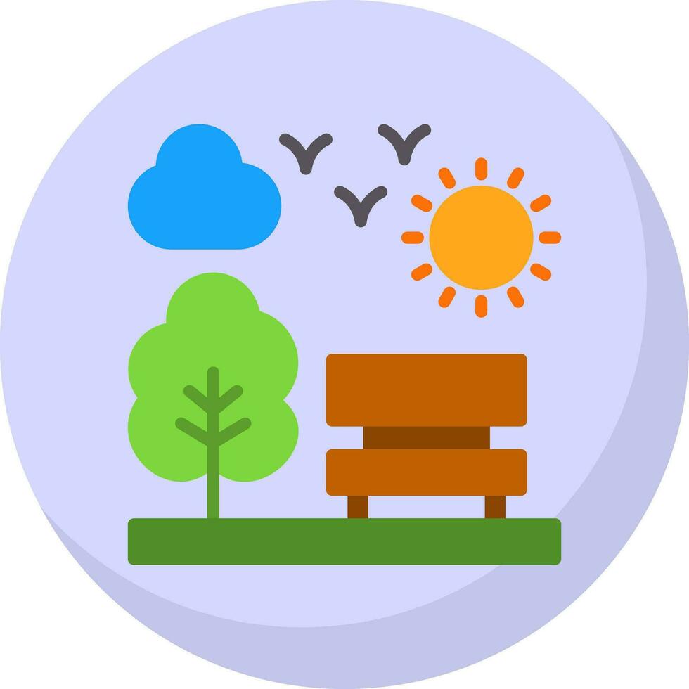 Park Vector Icon Design