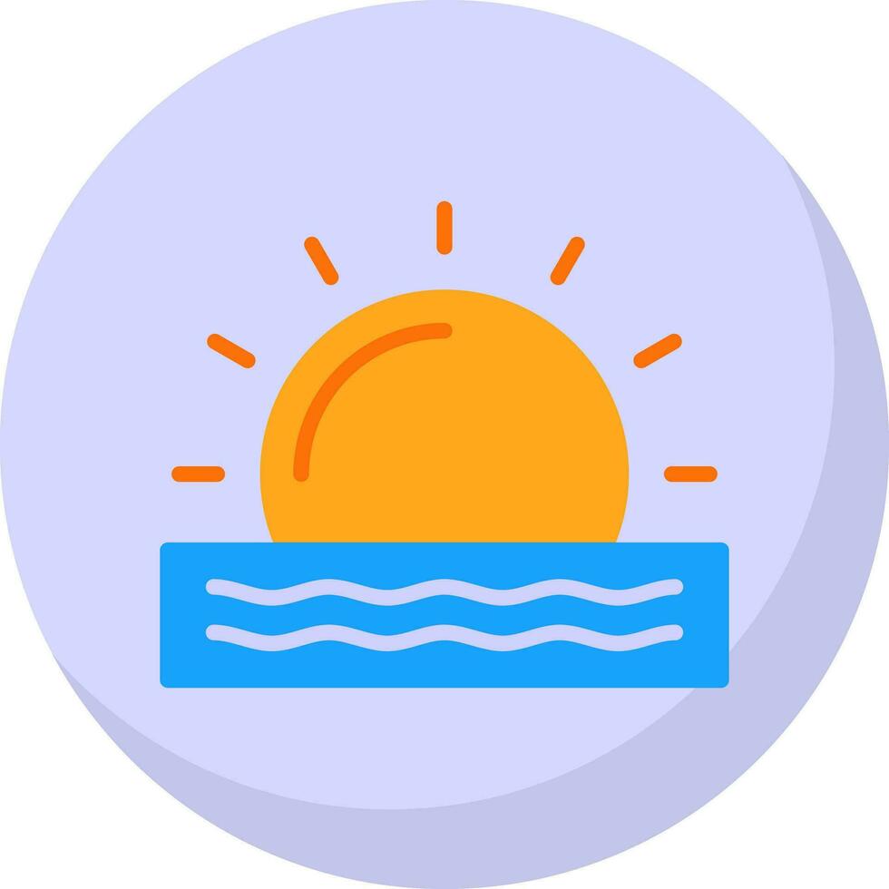 Sunrise Vector Icon Design