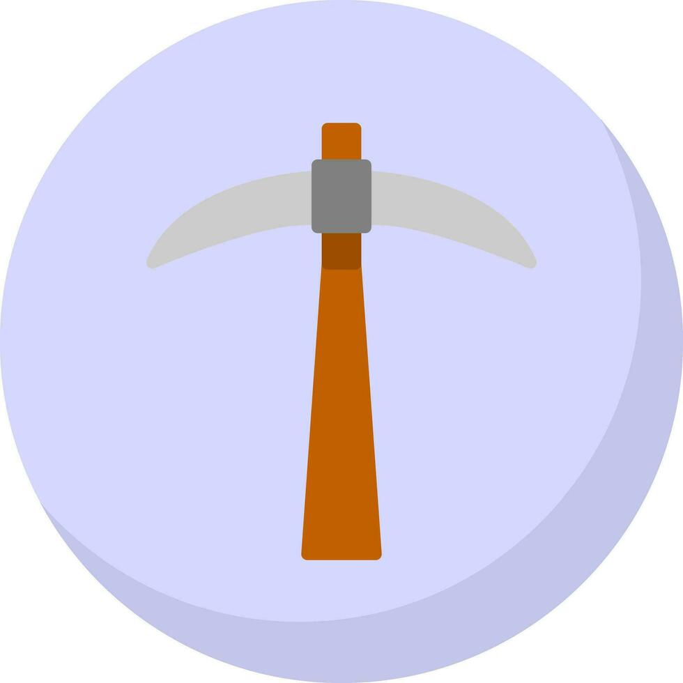Pickaxe Vector Icon Design