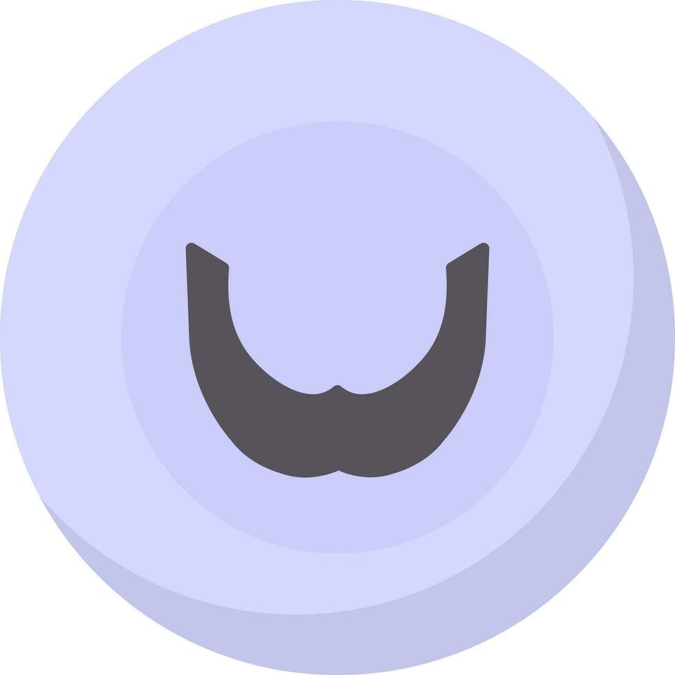 Beard Vector Icon Design