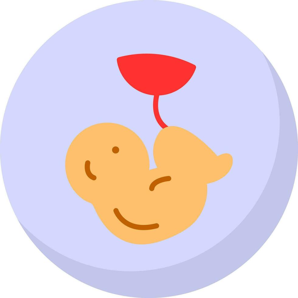 Fetus Vector Icon Design