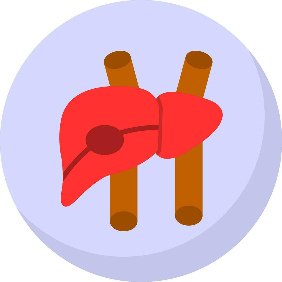 Liver Vector Icon Design