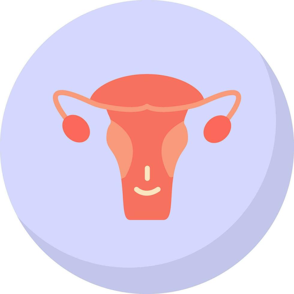 Uterus Vector Icon Design