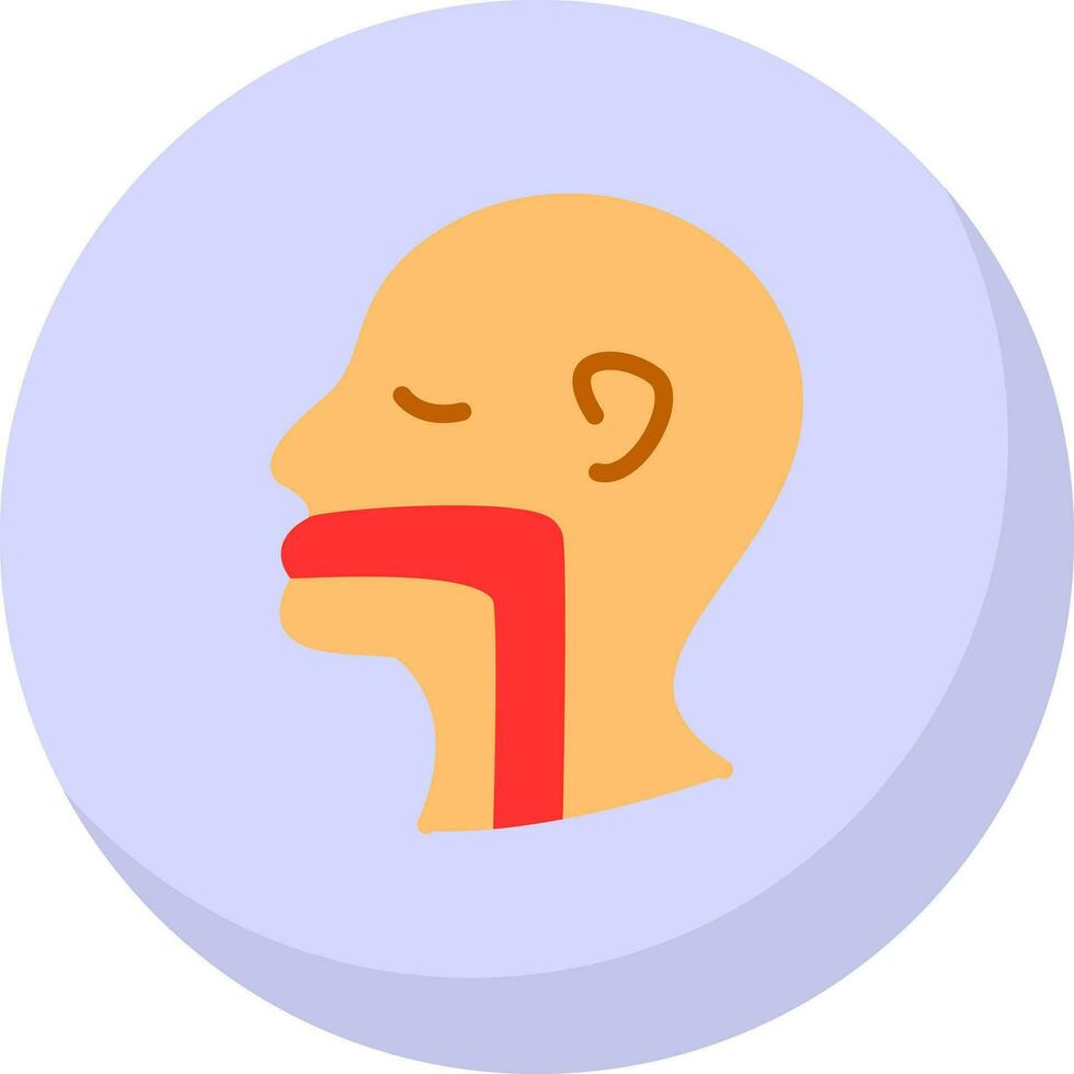 Throat Vector Icon Design