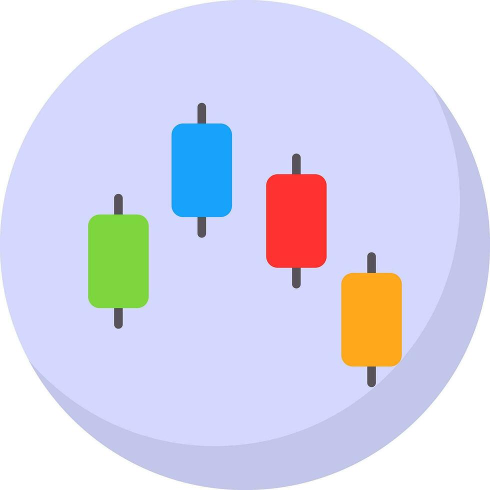 Bullish engulfing Vector Icon Design