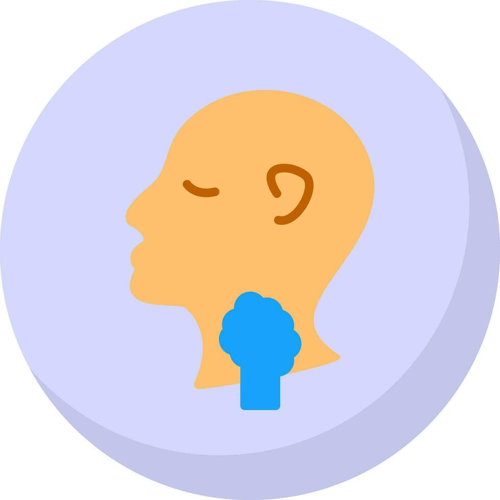 Thyroid Vector Icon Design