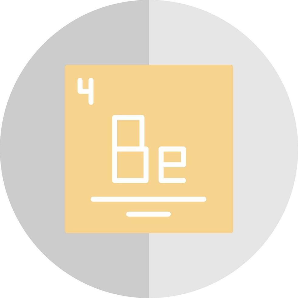 Beryllium Vector Icon Design