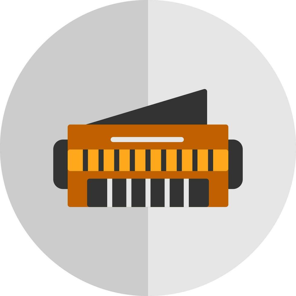 Harmonica Vector Icon Design